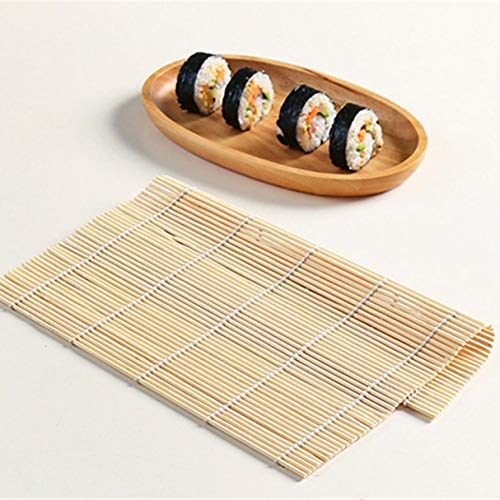 hydens Sushi Rolling Roller Bamboo DIY Sushi Mat Onigiri Rice Roller Hand Maker Sushi Tools Kitchen Japanese Sushi Maker Tool