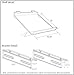 The Original Patented Kitchen iPad Rack / Holder for all iPads, Tablet PC's and cookbooks too (SuperClear Acrylic)