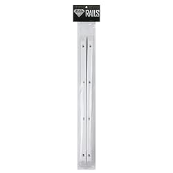 White Skateboard Rails Old School Plastic with