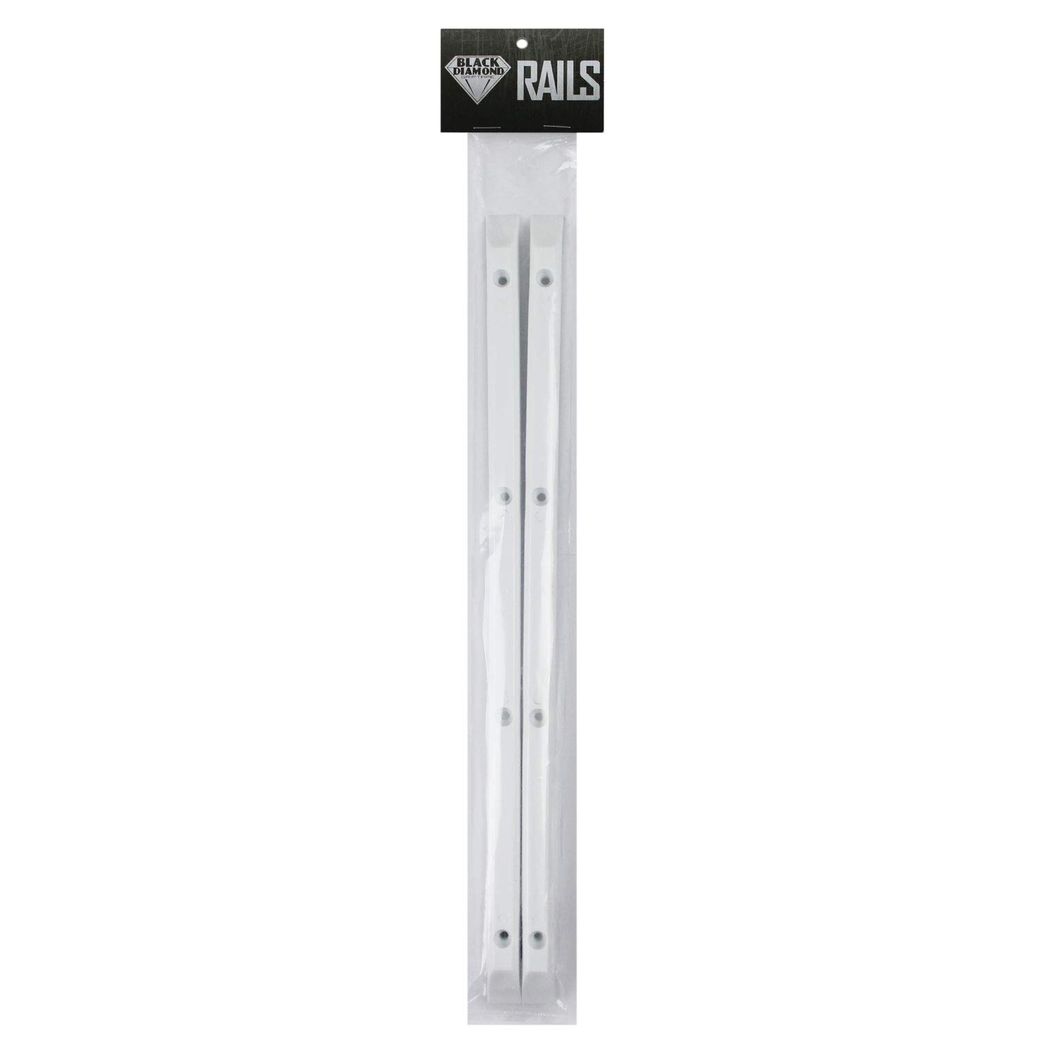 White Skateboard Rails Old School Plastic with