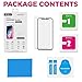 iPhone X / XS Screen Protector ubdyo - iPhone X / XS Tempered Glass HD Clear Screen Protector [3D Full Coverage] - Ultra Thin 9H Protective Film [2.5D Black Pet Soft Edge] for Apple iPhone X / XS /10