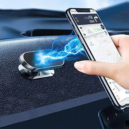 GRILLIN Magnetic Car Phone Holder, Phone Holder for Car Magnetic Mount With 360° Rotation, Universal Magnet Mobile Phone Mount Dashboard Cradle