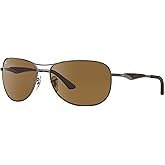 Ray-Ban Men's RB3519 Aviator Sunglasses