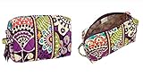 Vera Bradley Medium Cosmetic in Plum Crazy