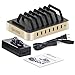 Okra 7-Port Hub USB Desktop Universal Charging Station Multi Device Dock for iPhone, iPad, Samsung Galaxy, LG, Tablet PC and all Smartphones and Tablets (Gold)