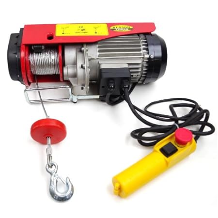 Seilwinde Flaschenzug 250-500kg Elektroseilwinde Elektroseilzug