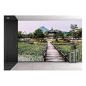 Emperor Kyoungbok Palace at Seoul, South Korea - Removable Wall Mural | Self-Adhesive Large Wallpaper - 66x96 inches