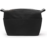 YONBEN Insert Storage Bag Purse Organizer and Cosmetic Travel Bags for Women Makeup Bag with Compartments Three Sizes Cotton Canvas built-in compartments functiona and fashionable