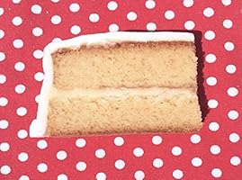 Undecorated Iced Sponge Cake Square 8 Inch Classic Sponge