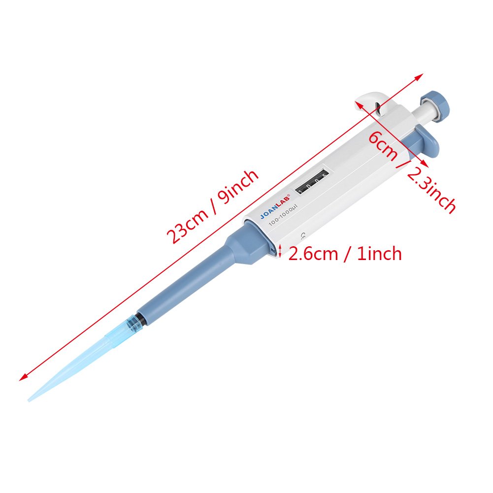 Pipetta Microliter Delaman M200 - Strumento Da Laboratorio A Canale Singolo Per Dosaggio Preciso 20-200ul