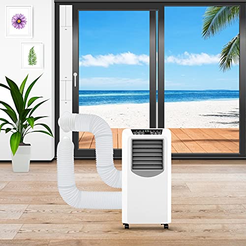 INOMO Portable Air Conditioner Two FlatMouth Sliding Door Kit with Two