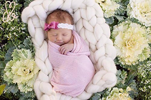 Natural undyed cream Bump Blanket