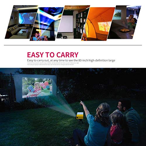 Coldcedar YG300 1080P Home Theater Cinema USB HDMI AV SD Mini Portable HD LED Projector