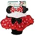 Disney Minnie Mouse Red Polka-dotted Diaper Cover and Headband Set [5013]