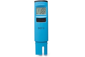 HANNA INSTRUMENTS Hanna HI98303 DiST 3 Waterproof EC Tester (0-2000 µS/cm) for Water Conditioning, Irrigation Water, and Environmental Monitoring by INSTRUKART