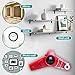 Drill Dust Collector Tool with Laser Level Picture Hanging Tools for Men l Cordless Dust Collector Measuring Alignment and Drilling Support | Drill Buddy DIY Projects