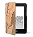 OMOTON Kindle Paperwhite Case (10th Generation-2018), Smart Shell Cover with Auto Sleep Wake Feature for Kindle Paperwhite 10th Gen 2018 Released (Brown Map)