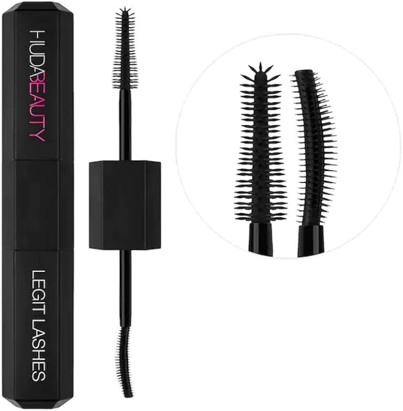Huda Beauty LEGIT Lashes Double-Ended Mascara Black Volume Curl Length