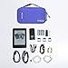 BAGSMART Electronic Organizer Travel Cable Organizer Bag Portable Electronic Accessories Bag for Cable, USB, Blue