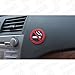 uxcell 5 Pcs Vehicle Car Plastic Reflective No Smoking Sticker Red White