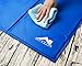 Whalek Cooling Mat Pressure Activated Chilly Dog Cat Bed 36 x 20 inch Gel Mat Blue with Pet Pooper Comb,Perfect for Floors, Couches, Car Seats, Pet Beds & Kennels,Crates and Beds for Large Dogs