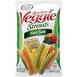 Sensible Portions Garden Veggie Straws, Sea Salt, 1 Ounce (Pack of 24)