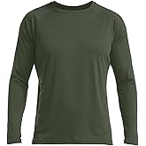 HISKYWIN Men's Long Sleeve Shirts Lightweight UPF 50+ Sun Protection SPF Outdoor T-Shirts Fishing Hiking Running Tee Tops