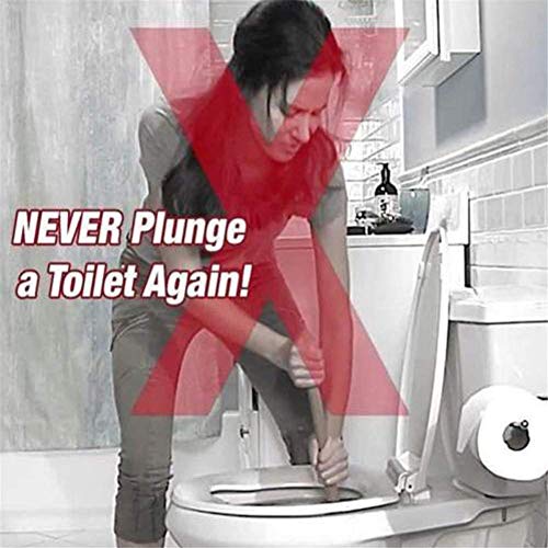 Powerful Sink and Drain Cleaner Chemical Powder Agent for Kitchen Toilet Pipe Dredging, Quick Foaming Toilet Cleaner, Hair Grease Clog Remover, Drain Opener (White, 110G)