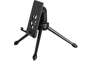 Desktop Microphones Stand Featuring Cold Shoe Mount for Accessories Phone Holder Adjustable for Multiple Purpose Use Sturdy