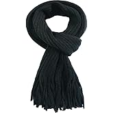 DoagBnut Kids Scarf Girls Soft Warm Knit Neck Warmer Toddler Long Winter Scarf for Boys Girl