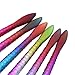 Cinidy 6pcs Mermaid Eye Brushes Set Cosmetic Eyeshadow Eyeliner Blending Pencil Makeup Brush Tool Kit (Multi-color)