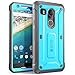 Nexus 5X Case, SUPCASE [Heavy Duty] Belt Clip Holster Case for Google Nexus 5X (2015 Release) [Unicorn Beetle PRO Series] Full-body Rugged Hybrid Protective Cover with Screen Protector (Blue/Black)
