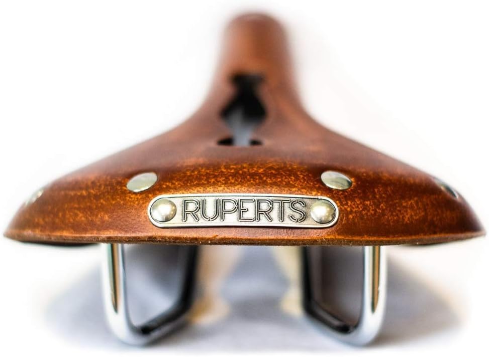 Ruperts Highgate Brown Leather Bike Saddle Amazon.co.uk Sports & Outdoors