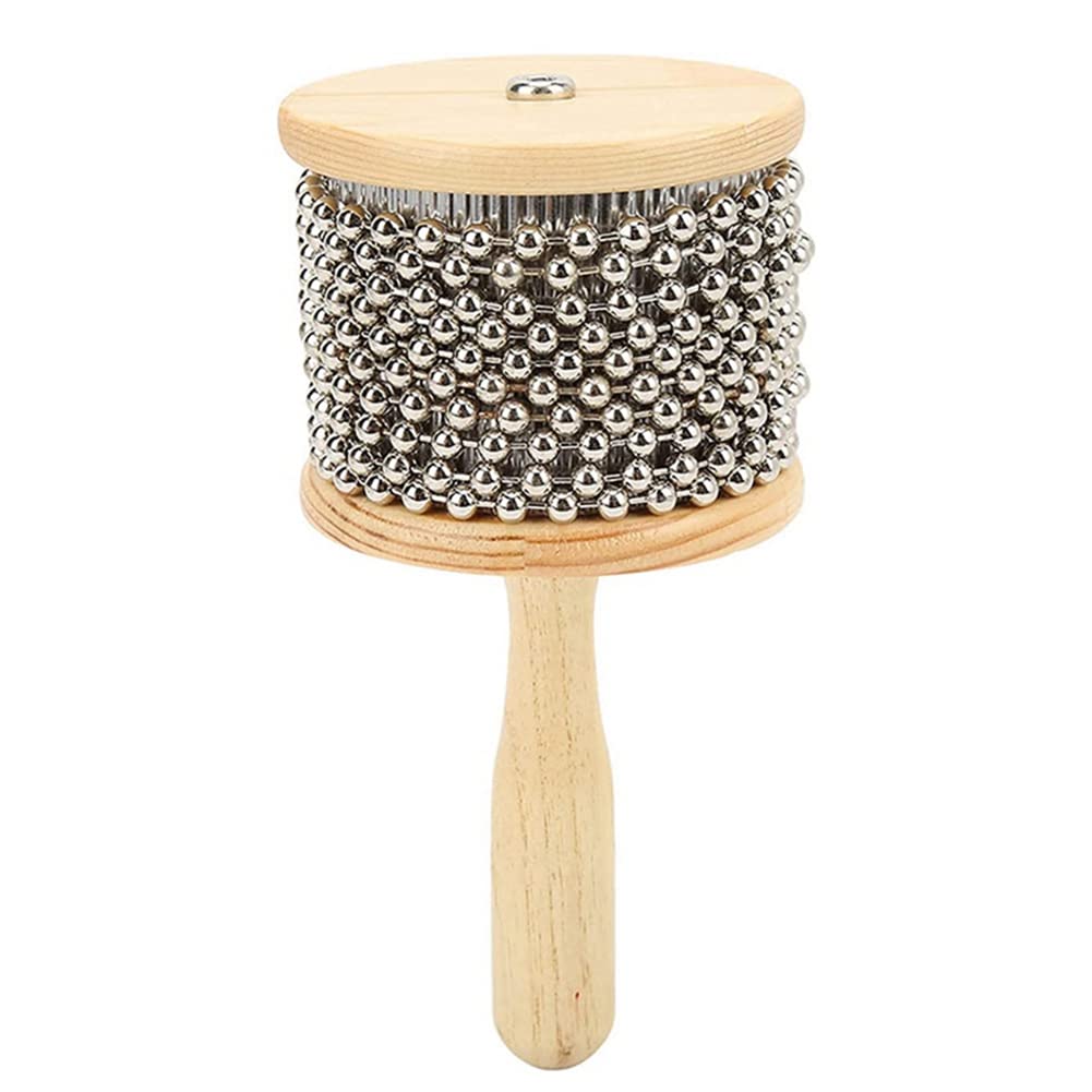 Yuemsh Wooden Kabasa, Steel Ball Hand Crank Toy, Portable Children's Teaching Instruments for Home and Kindergarten, 500368867
