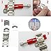 Cbin Quick Release Bracelet - Width 16mm / 18mm / 20mm / 22mm / 24mm Stainless Steel Strap Wrist Band Replacement Watch Bands (Black, 24mm)