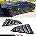 Cuztom Tuning Matt Black Finish Side Window 1/4 Quarter Louver Cover Vents Scoop Compatible for 2016-2022 Chevy Camaro