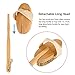 Guckmall Dry Brushing Body Brush, Best Exfoliation Brush Set with Exfoliating Gloves, Pumice Stone and Scrubber with Natural Bristles and Detachable Handle Remove Dead Skin And Toxins