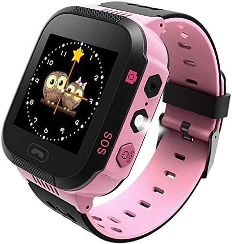 Global Trak Smart GPS Watch Specially Designed for Kids - India's Smartest Wearable GPS Tracker Watch & Activity Tracker with 2 Way Calling, Voice Messages(Pink&Black)