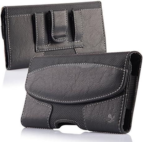 Galaxy S9 Plus , Galaxy S8 PLUS , S7 EDGE , GALAXY S6 EDGE PLUS , GALAXY NOTE 8 , NOTE 5 , NOTE 4 , NOTE 3 , NOTE 2 Horizontal PU Leather Pouch Carrying Case Cover with Holster Belt Clip