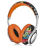 Bluedio A2 (Air) Lightweight Stylish Stereo Wireless Bluetooth Headphones with Mic (Doodle)