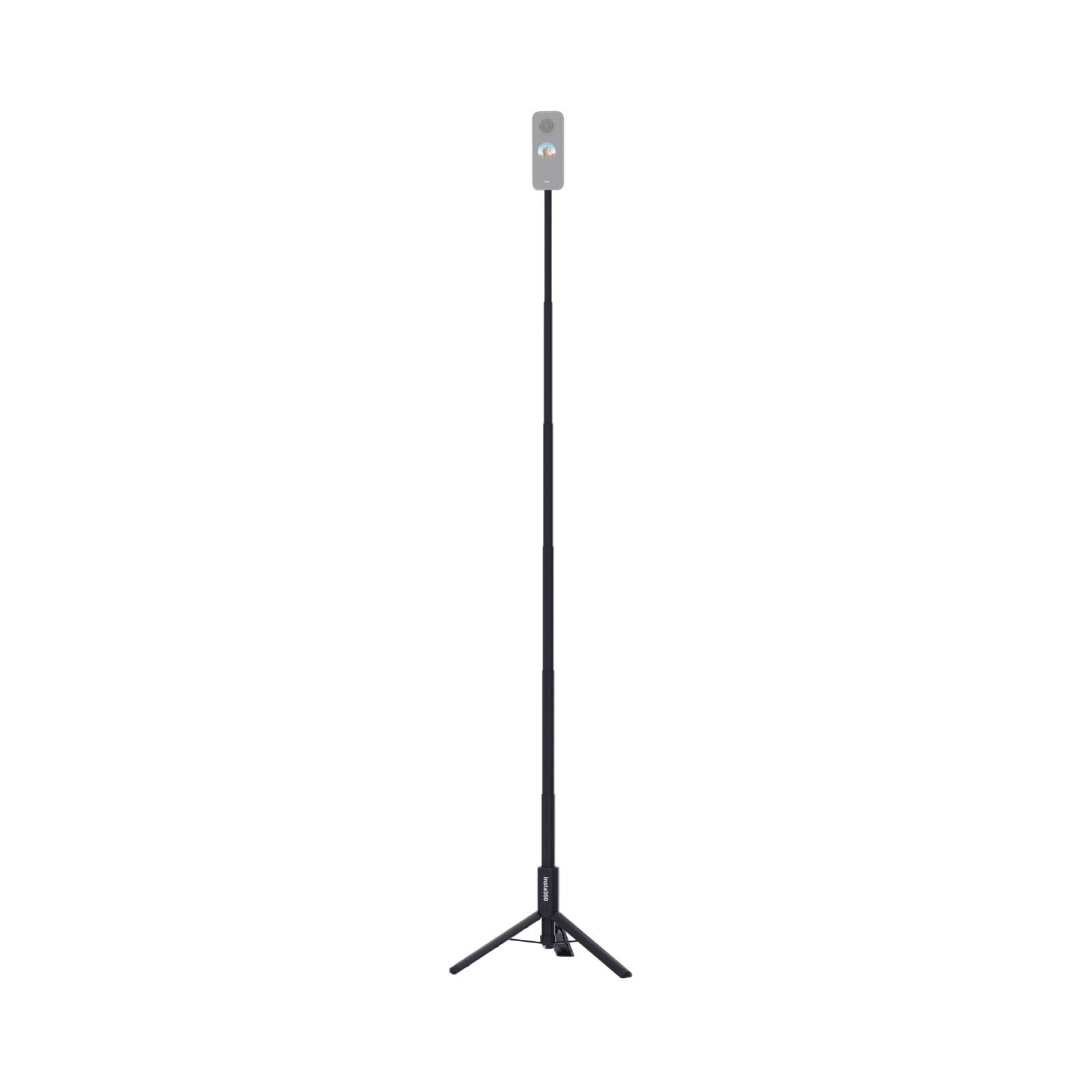 Insta360 2-in-1 Invisible Selfie Stick + Tripod, Aluminum Alloy Invisible Pole and Tripod, Compatible with Insta360 Ace, Ace Pro, Ace Pro 2, GO Ultra, GO 3S, ONE X2, X3, X4, X5 Action Cameras, Black