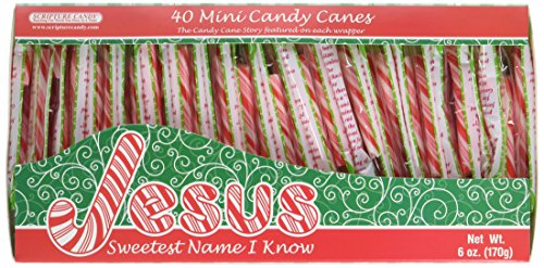 Scripture Candy Mini-Candy Cane Box