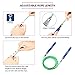 TOMSHOO Jump Rope Upgraded Self-Locking Adjustable Length Lightweight Jump Rope with 2 Ropes, Plug and Play Skipping Rope, Home Gym Training Exercise for Men Women Children