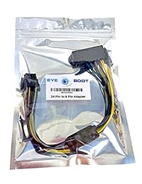 eyeboot 24 pines a 8 pines Cable Adaptador de Fuente de alimentación ATX PSU para Dell Placas Base