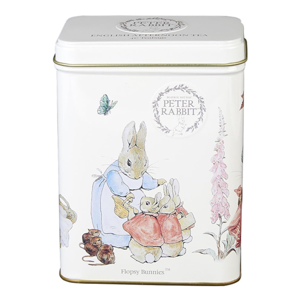 Victorian Style Tea Caddy With English Afternoon Tea - Vintage Tin With 40 Teabags