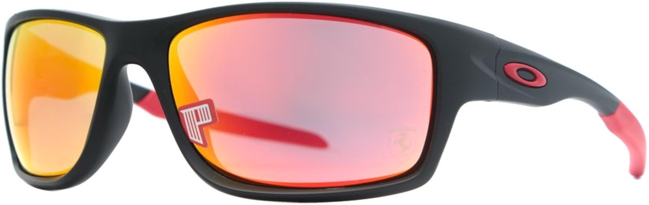 Oakley Mens Canteen Sunglasses (OO9225) Black Matte/Red Plastic