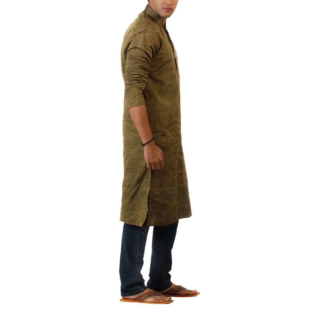 amora men's blended khadi kurta