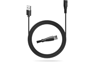 uijino HOLDOG Dog Clippers Charger, 5V USB Charging Cable for HOLDOG Cat Grooming Clippers, Charging Cord Line for Professional Heavy Duty Dog Grooming Clipper with Cleaning Brush, 3.3ft Power Cord