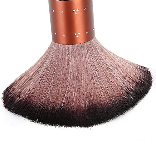 Hair Sweep, Portable Soft Barber Neck Face Duster Brush Hair Dust Cleaning Sweeping Brush(Pink)