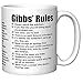 NCIS Gibbs' Rules Coffee Mug (Old Version)
